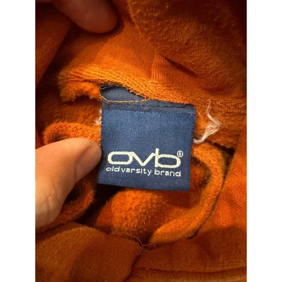 Old Varsity Brand Texas Longhorns Hoodie Burnt Orange Sweatshirt Mens XL RN94051 - Picture 6 of 7